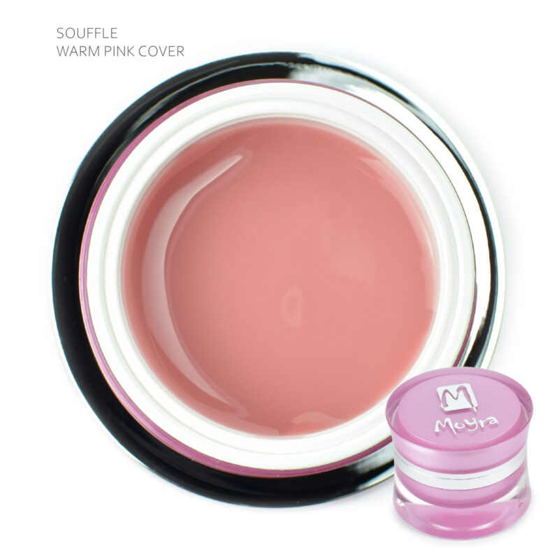Moyra Stavebný gél - Souffle Warm Pink Cover 50g