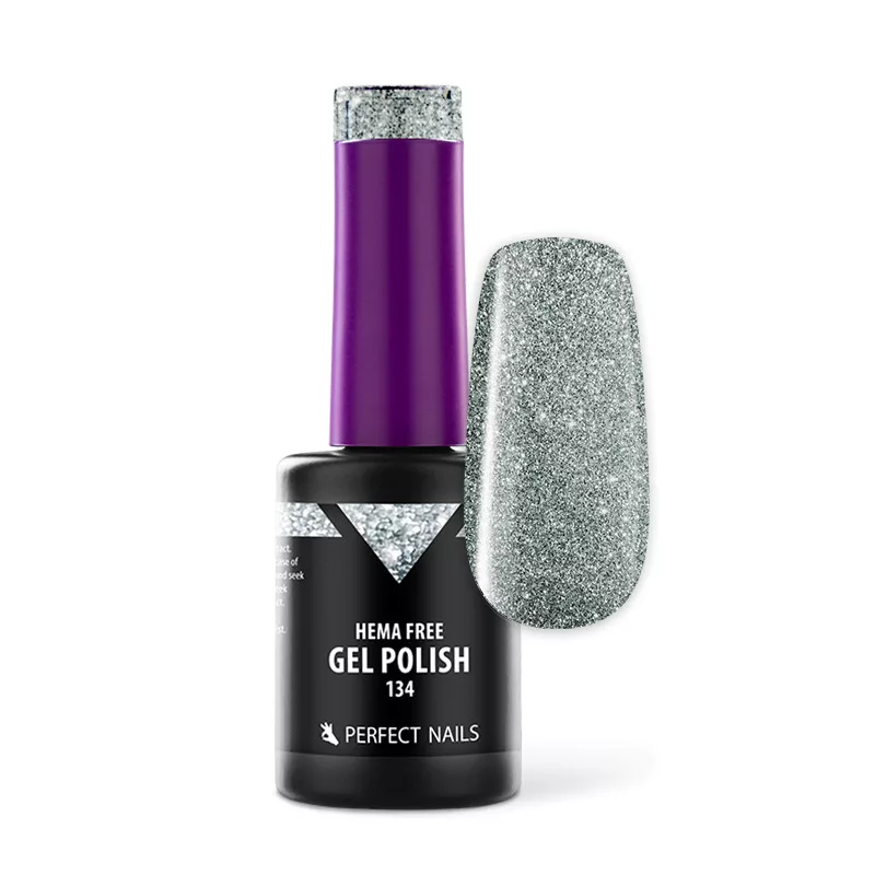 PerfectNails HEMA FREE 134 Glam Silver 8ml