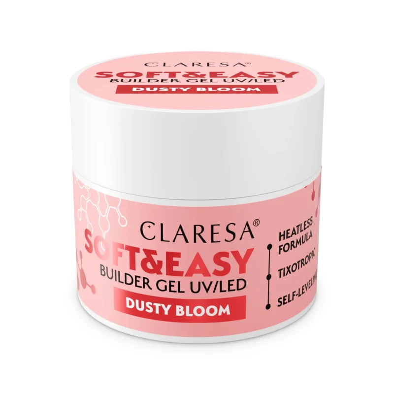 Claresa Soft&Easy Stavebný gél Dusty Bloom 45g