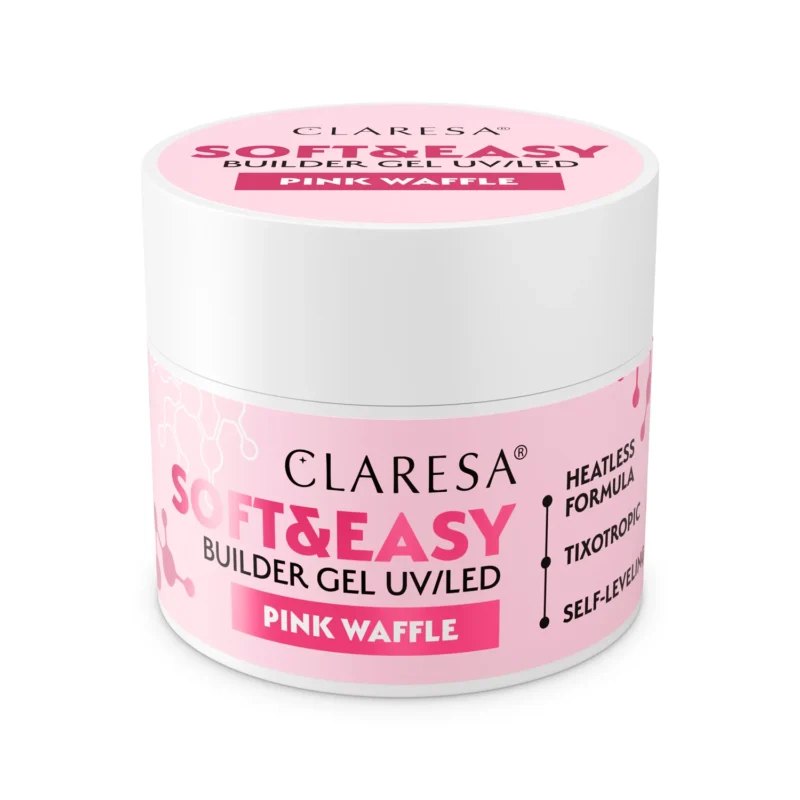 Claresa Soft&Easy Stavebný gél Pink Waffle 45g