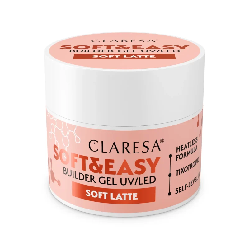 Claresa Soft&Easy Stavebný gél Soft Latte 45g