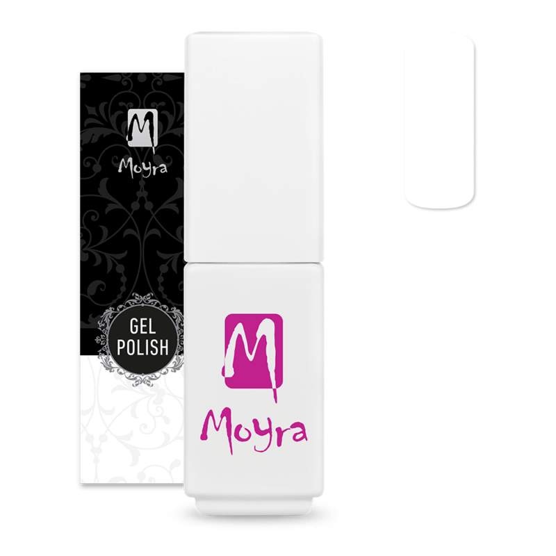 Moyra Mini Gél lak No. 165 Super White 5,5ml