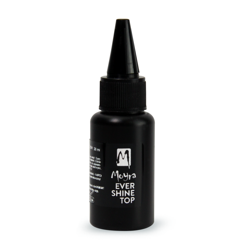 Moyra UV Gél-lak Evershine bezvýpotkový Top náplň 30ml